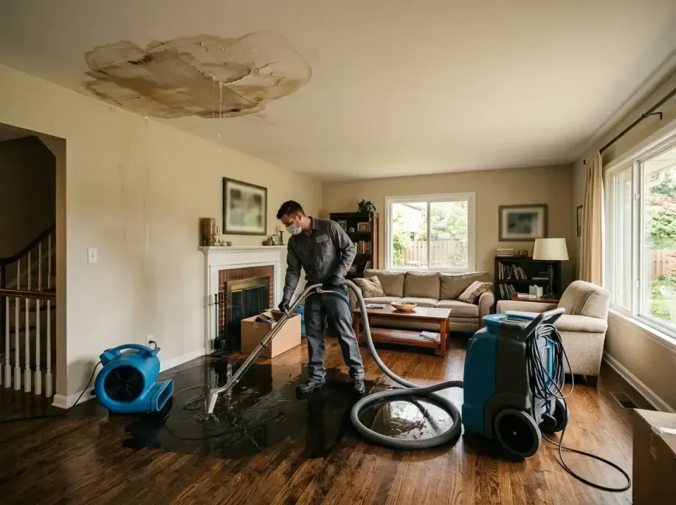 attic-pipe-burst-ceiling-drip-008 — frequently asked questions, Water Damage Restoration & Carpet Care in Bluffton, SC